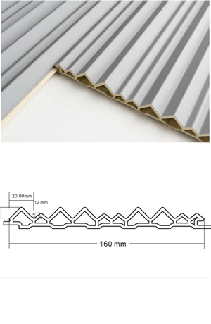 Singapore Fluted wallpanel, wave panel